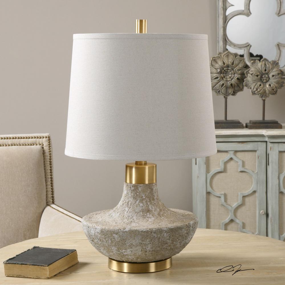 Volongo Stone Ivory Lamp